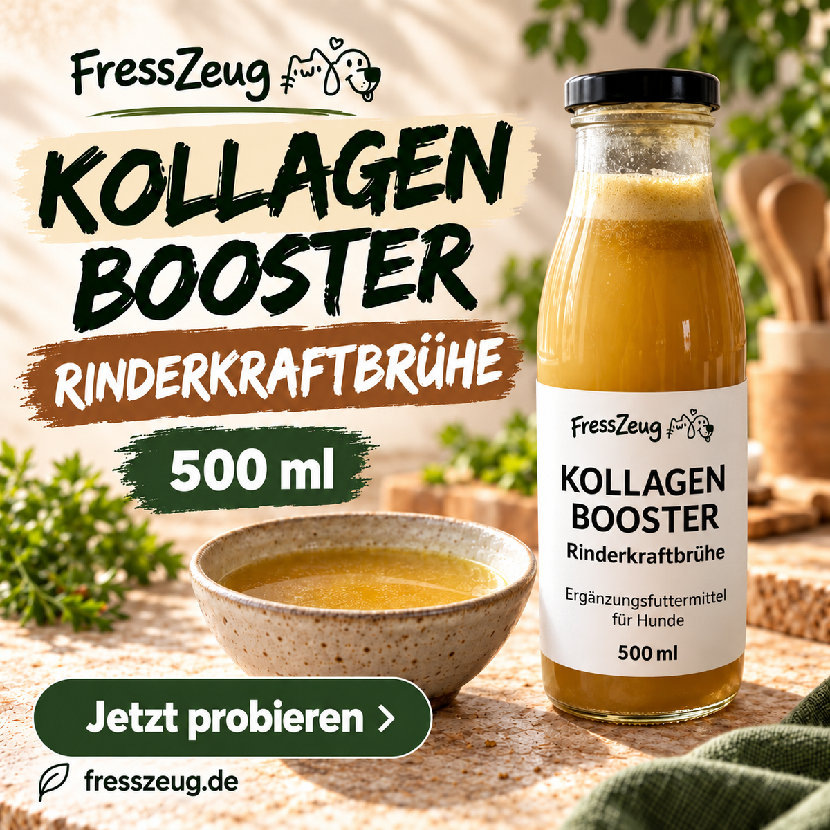 FressZeug Kollagen-Booster Werbebild